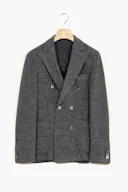 Slim Fit Dubbelknäppt Kavaj