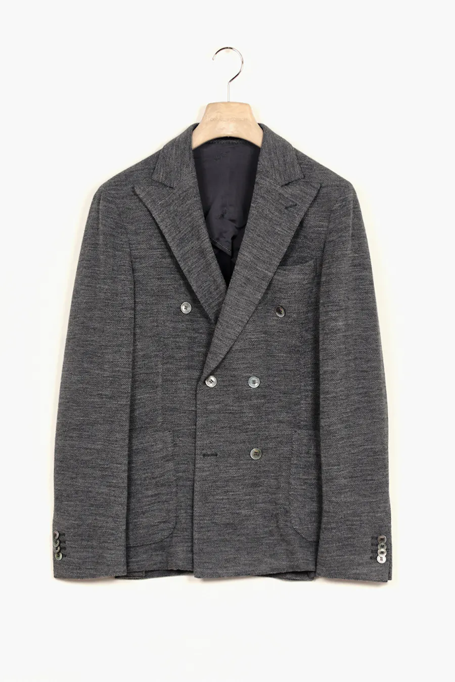 Slim Fit Dubbelknäppt Kavaj