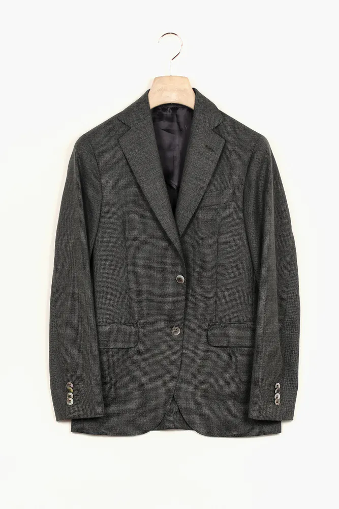 Slim Fit Microstructure Kavaj