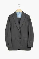 Slim Fit Sharkskin Kostym
