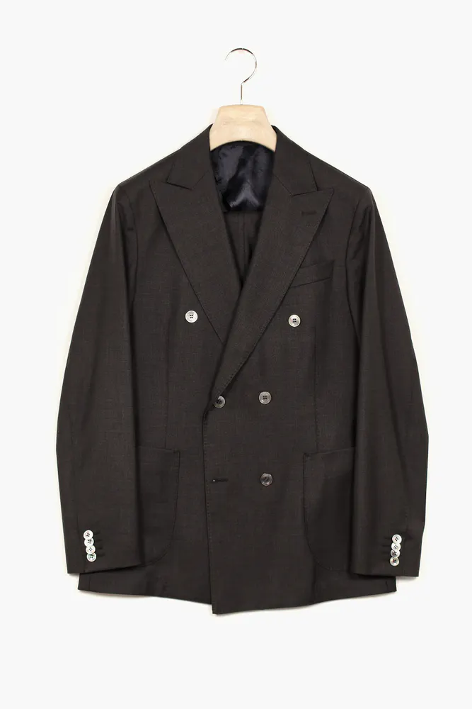 Dubbelknäppt Slim Fit Kostym