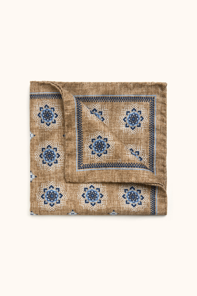 Blomstermønstret Lommetørkle