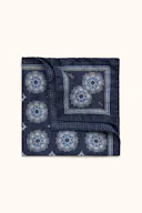 Floral Pattern Silk Handkerchief
