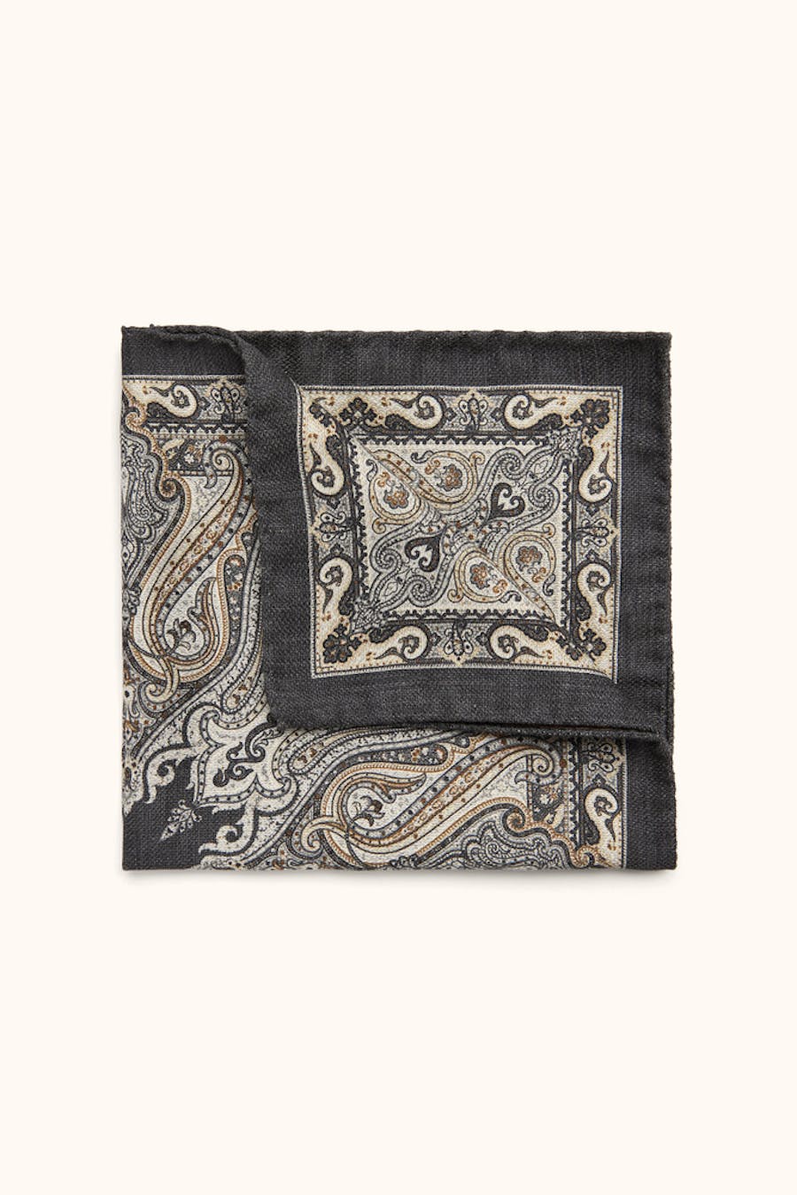 Paisley Mønstret Silke Lommetørkløde