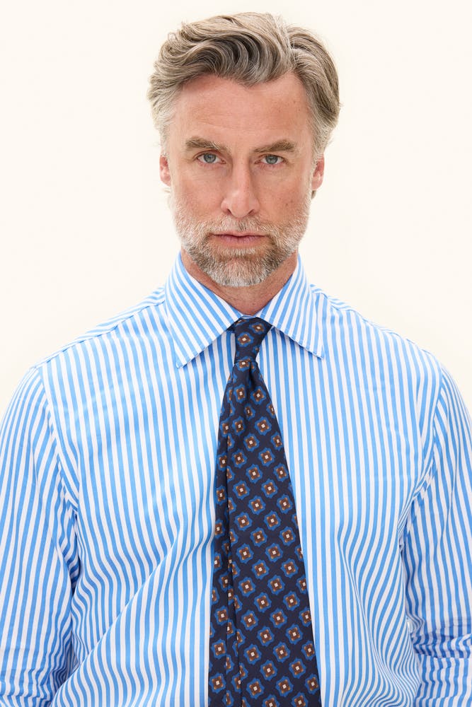 Blommönstrad Slips Siden