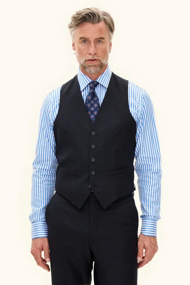 Regular Fit Strukturert Vest