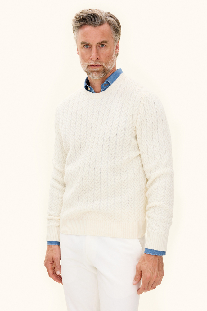 Regular Fit Roundneck Cotton Sweater