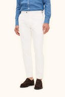 Regular Fit Brushed Cotton Twill Trousers