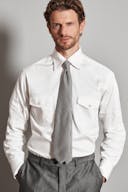 Mønstret Slips Silke