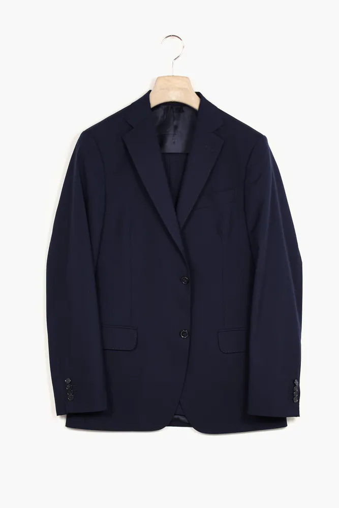 Slim Fit Microstructure Kostym