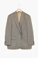 Generous Fit Herringbone Kavaj