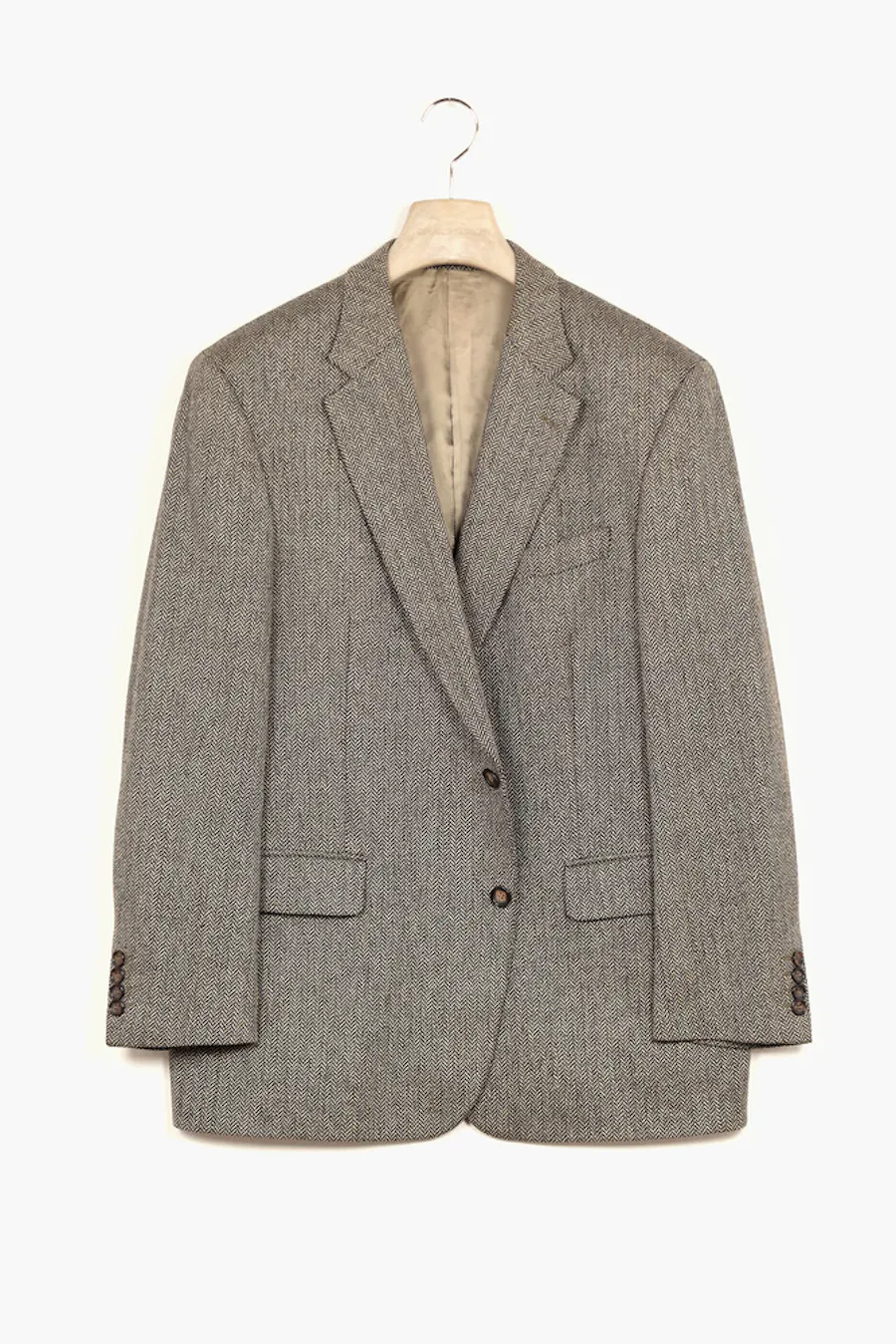 Generous Fit Herringbone Kavaj