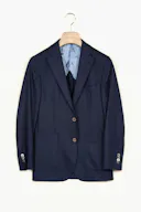 Slim Fit Sharkskin Kavaj