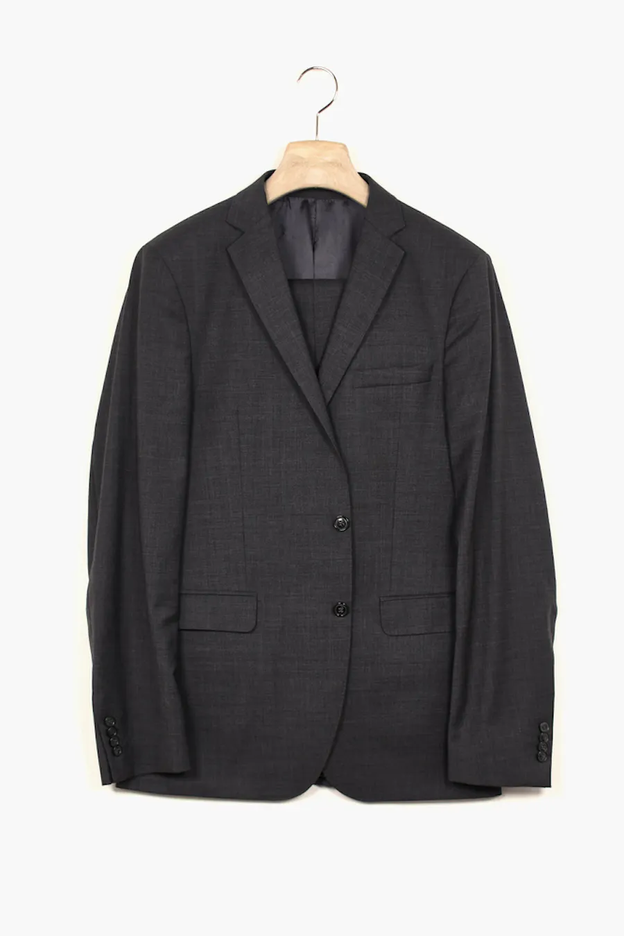 Slim Fit Microstructure Kostym