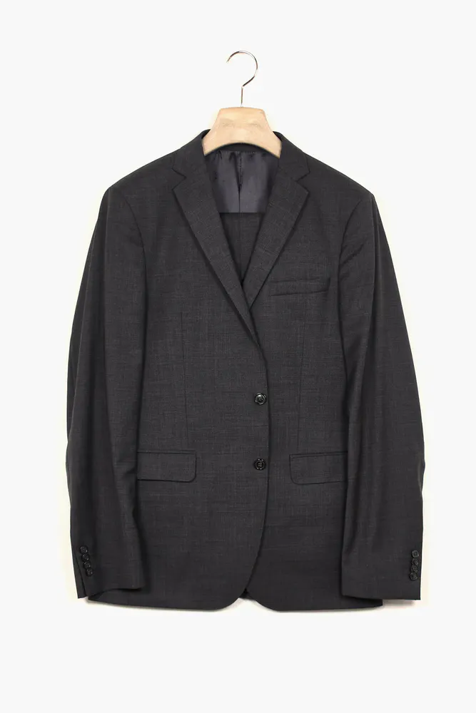 Slim Fit Microstructure Kostym