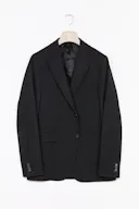 Slim Fit Stickad Kavaj