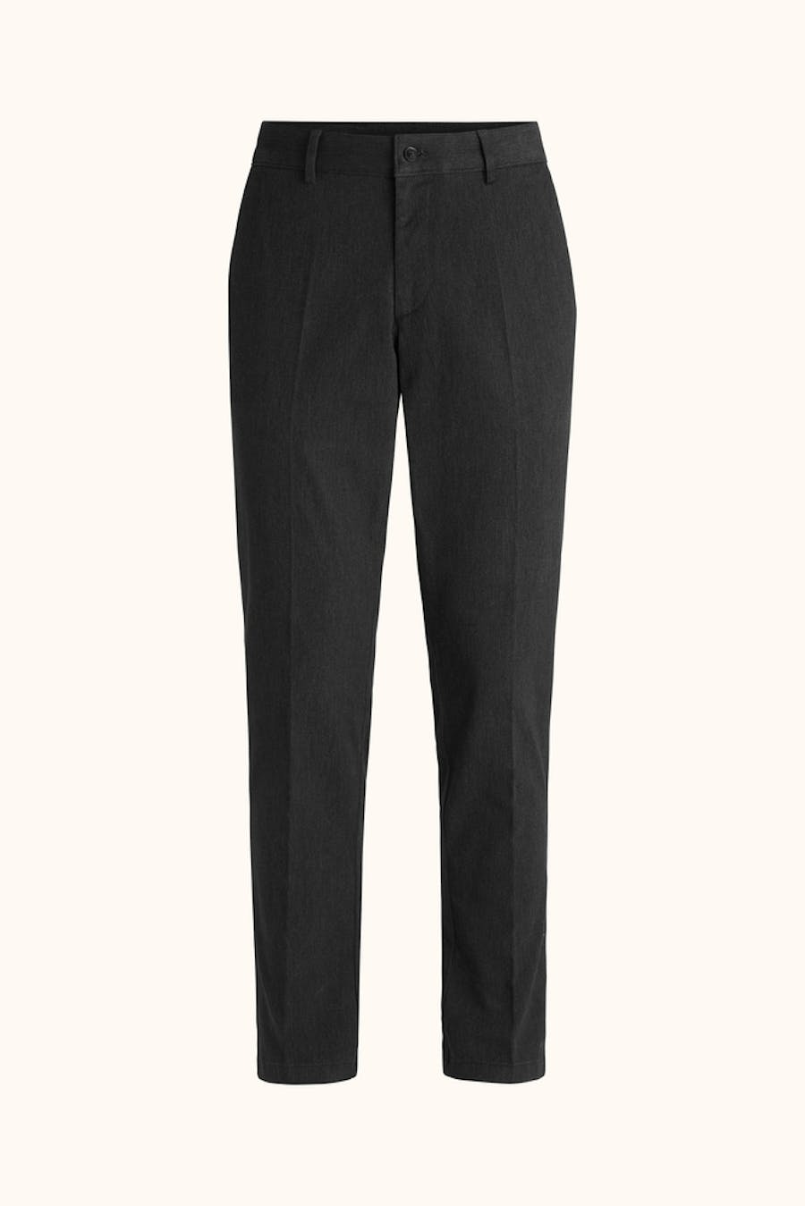 Slim Fit Cotton Melange Trousers