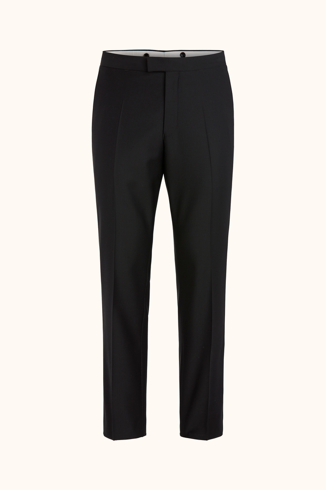 Regular Fit Microstructure Tuxedo Trousers