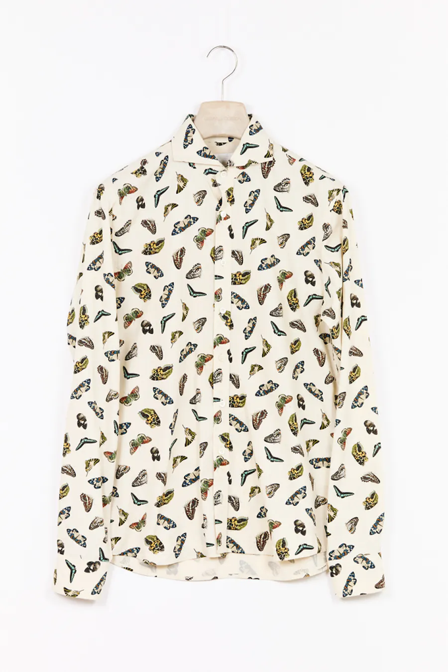 Slim Fit Mönstrad Skjorta