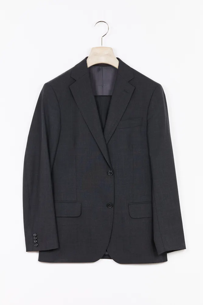 Slim Fit Microstructure Kostym