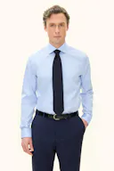Slim Fit Cut Away Strykefri Bomullskjorte