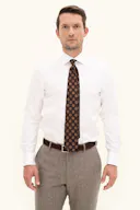 Slim Fit Cut Away Strykefri Bomullskjorte