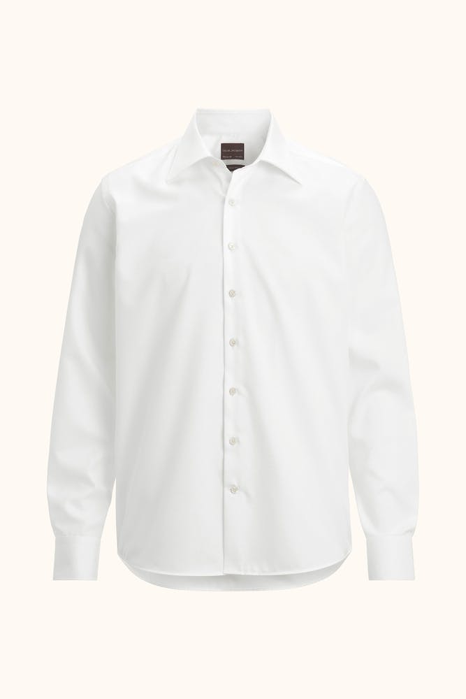 Regular Fit Cut Away Strykefri Bomullskjorte