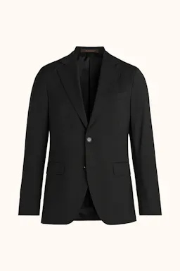 Slim Fit Microstructure Blazer
