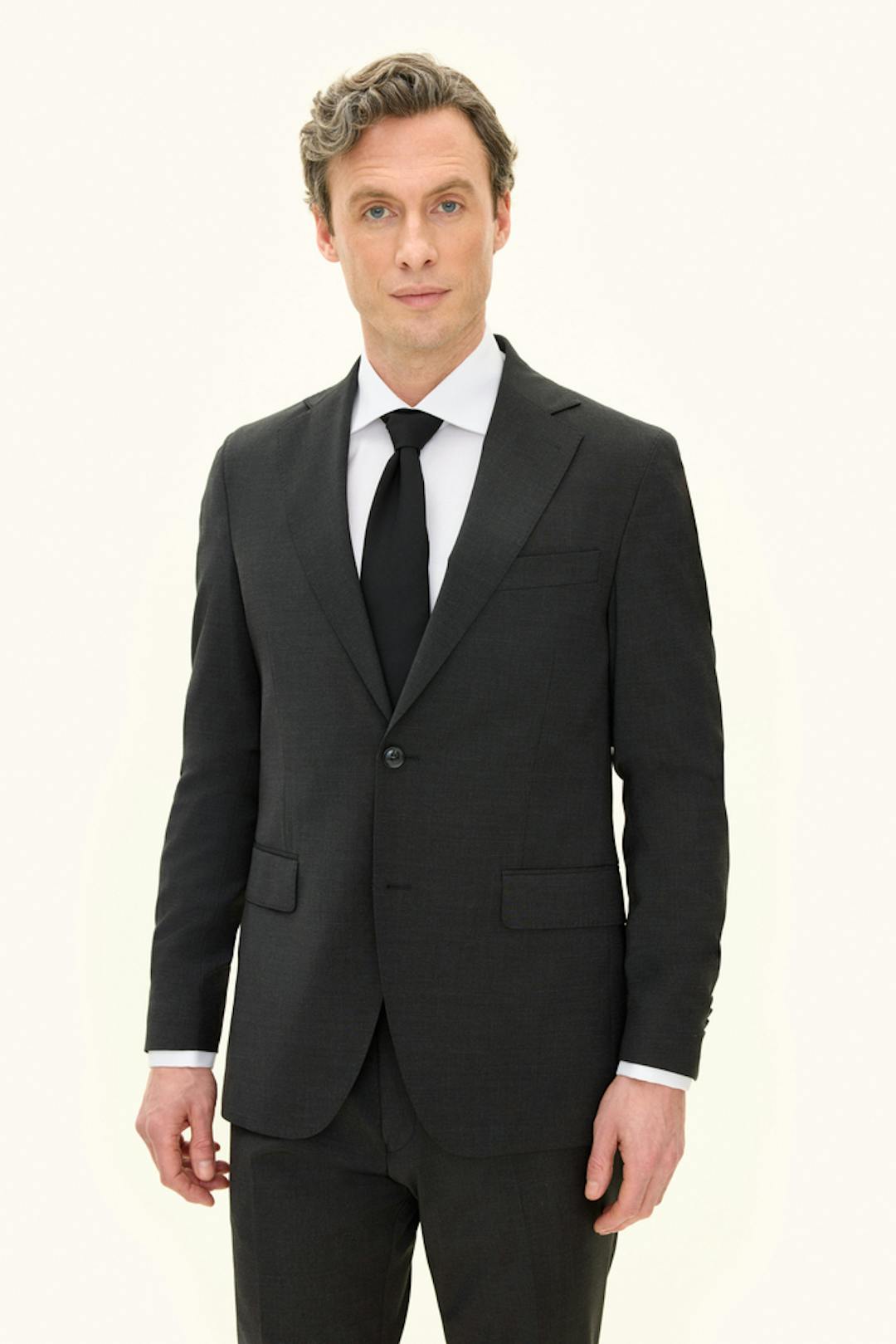 Slim Fit Mikrostruktur Kavaj