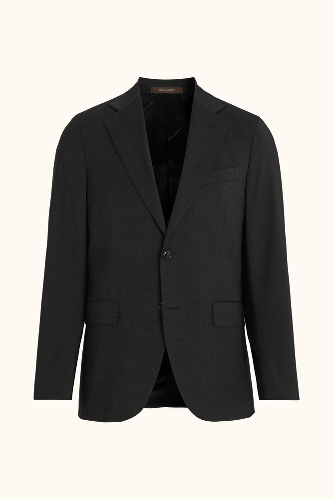 Slim Fit Mikrostrukteret Blazer