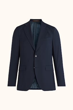 Slim Fit Microstructure Blazer