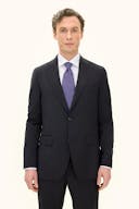 Slim Fit Microstructure Blazer