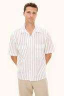 Regular Fit City SS Stripete Skjorte