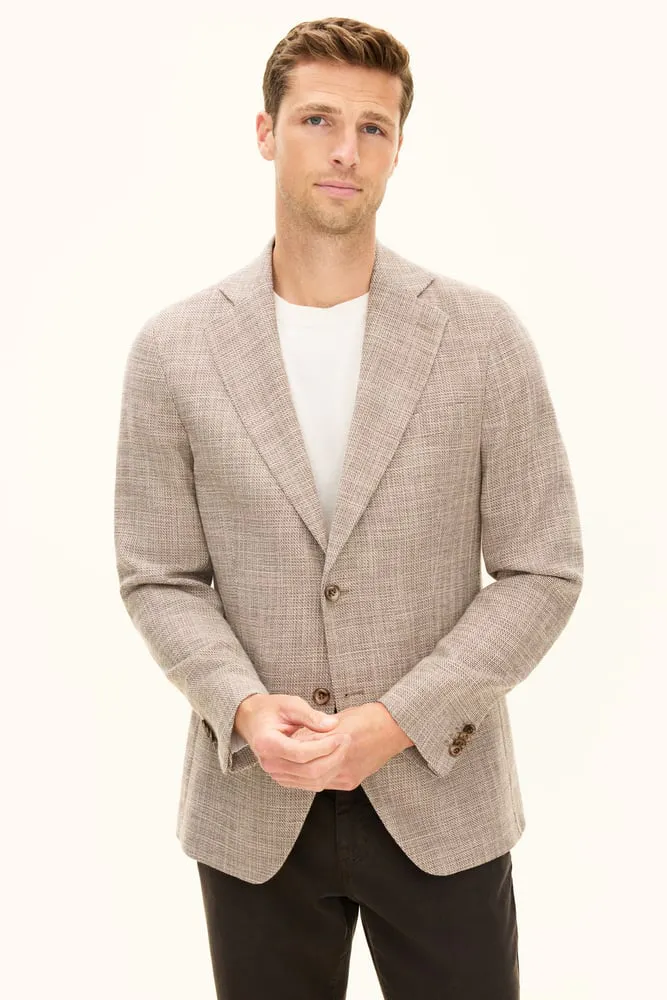 Regular Fit Strukturerad Kavaj