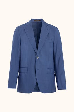Regular Fit Twill Strukturet Blazer