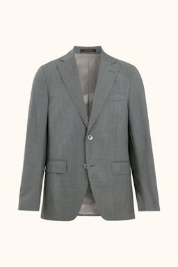 Regular Fit Twill Strukturet Blazer