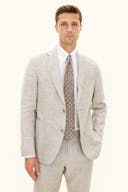 Regular Fit Rutete Linblazer