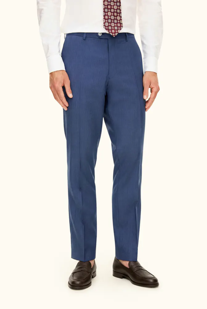 Regular Fit Twill Structure Trousers
