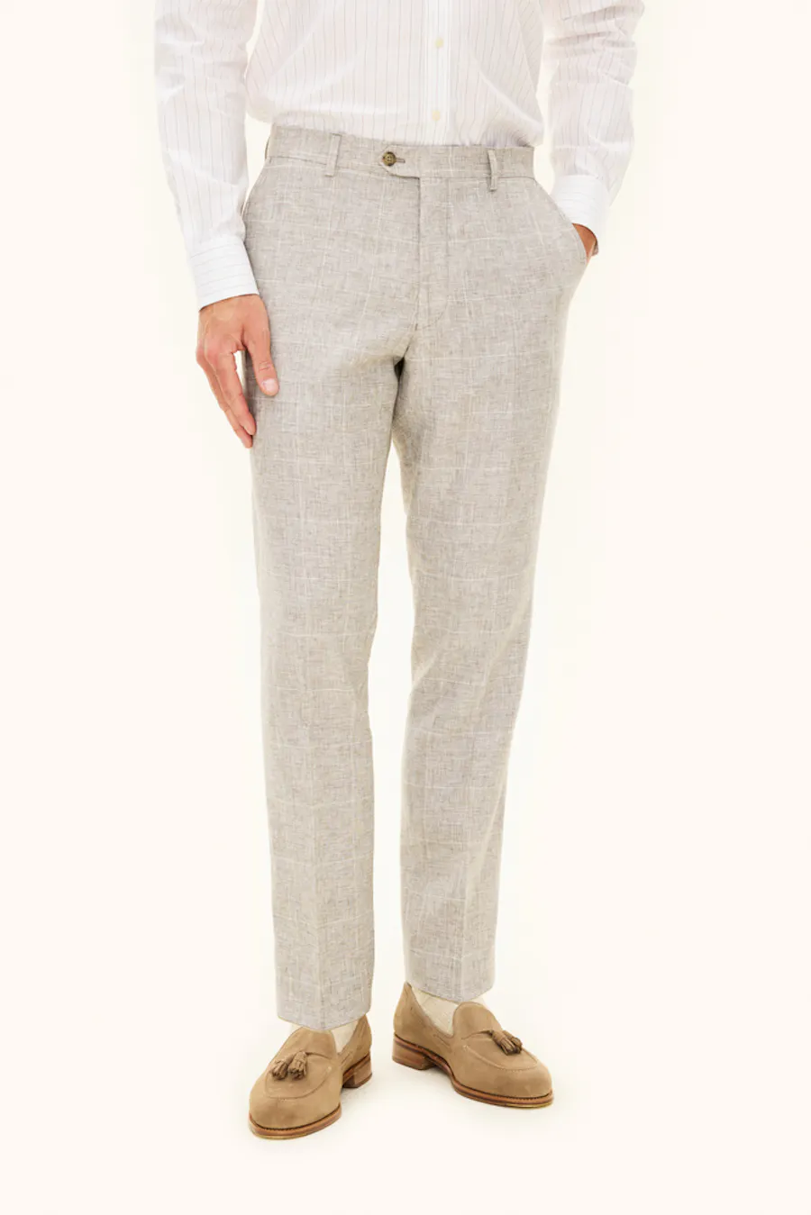 Slim Fit Ternet Hørbukser
