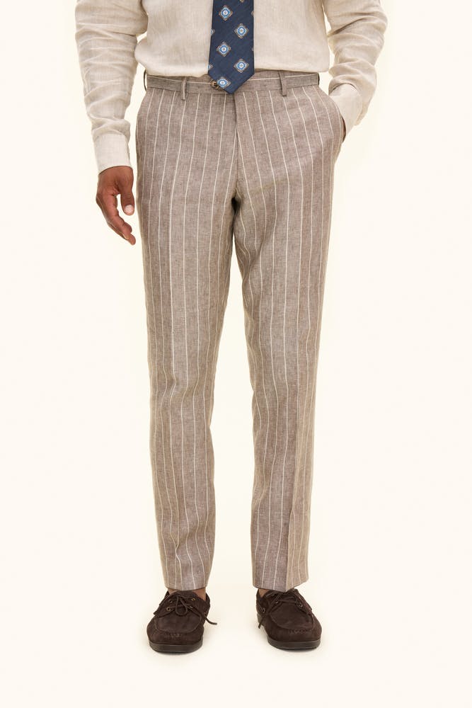 Reegular Fit Stripete Linbukser