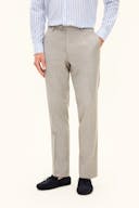 Slim Fit Ullbukser Twill