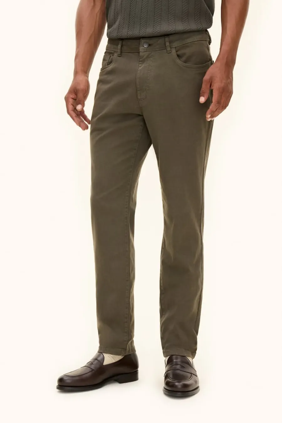 Femficksbyxa Chinos Twill