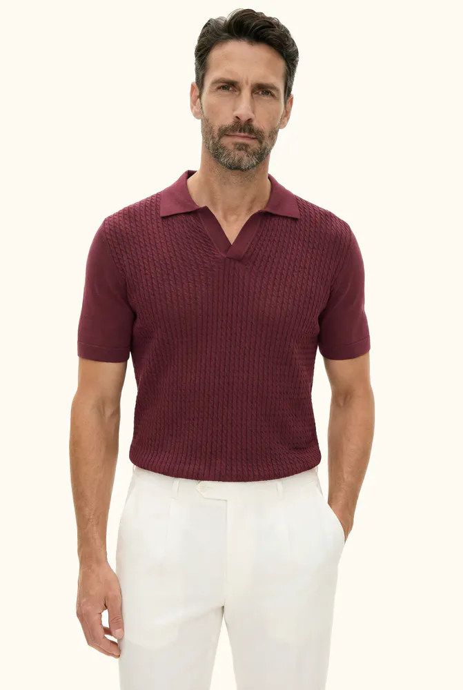 Slim Fit Cotton Polo Shirt