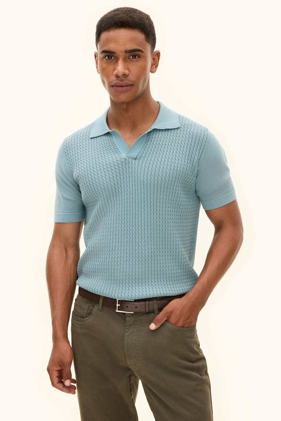 Regular Fit Bomullspiké