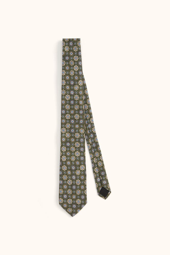 Blomstermønstret Bomullsslips