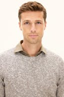 Regular Fit Roundneck Cottonblend Sweater