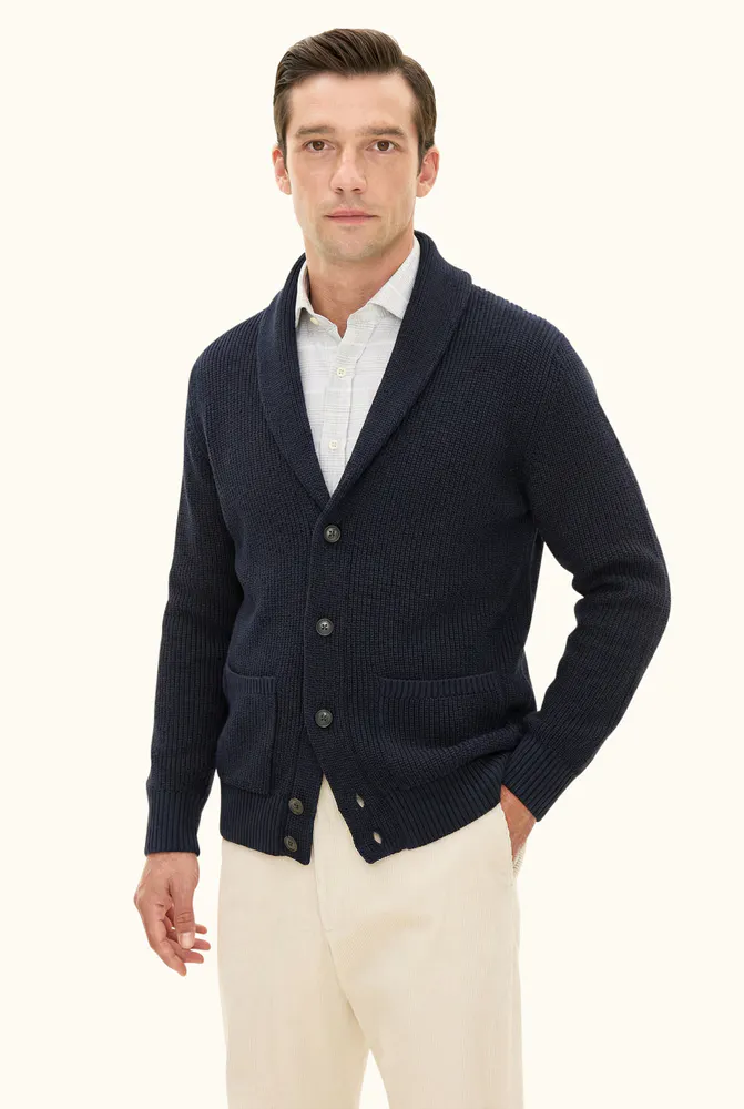 Regular Fit Bomullscardigan
