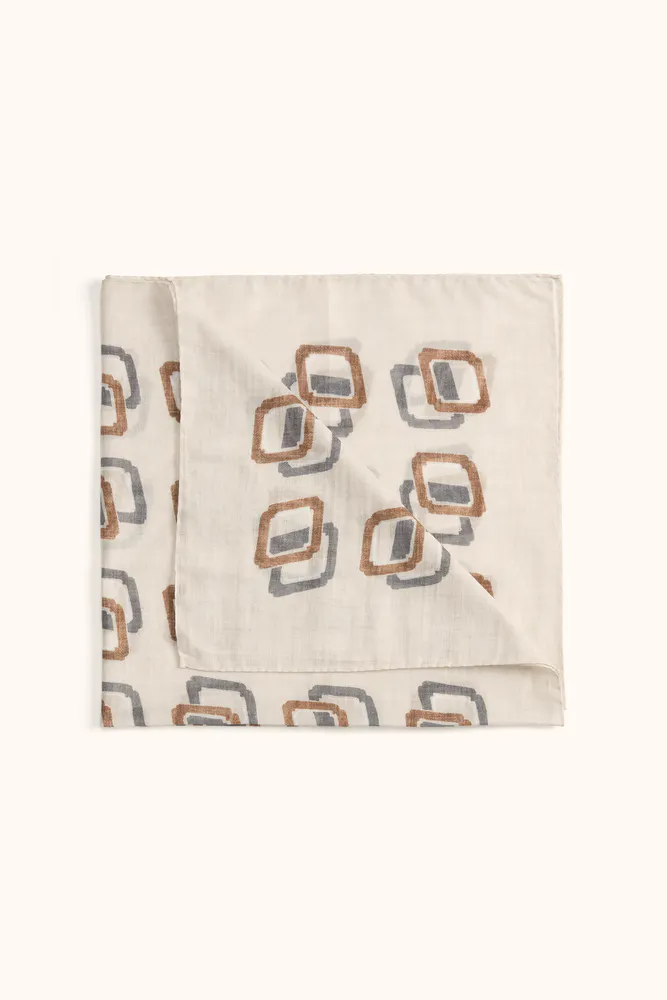 Medaljongmønstret Bomullsbandana