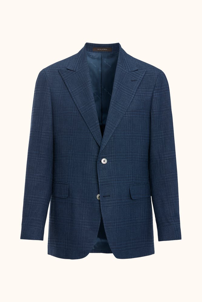 Regular Fit Checked Blazer