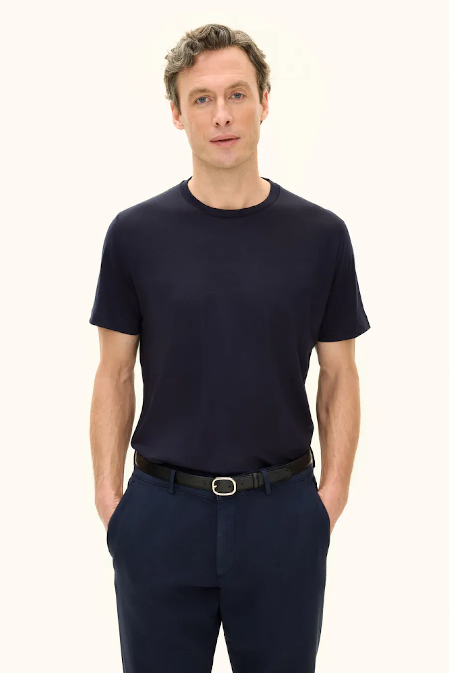 Regular Fit T-Skjorte Ull